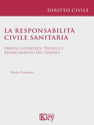 cover image of La responsabilità civile sanitaria